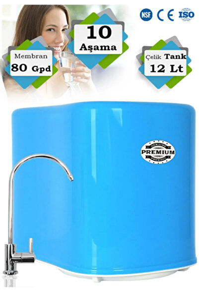 Premium 10 Aşamalı 12 Lt Metal Tanklı Süper Sarım Membran Teknolojili Pompası...