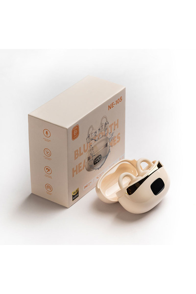 Generic Open Ear Clip Wireless HiFi Stereo IPX4 Waterproof Touch Control LED ...