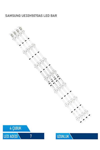 Samsung UE32H5070AS 4 Parca 32 inc Tv Led Bar