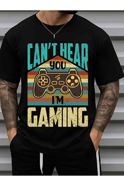 NOURAM Men'S Vintage Gaming T-Shirt 100% 180gsm Heavyweight Retro Video Game ...