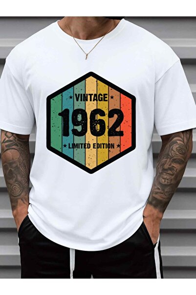 NOURAM قميص رجالي كلاسيكي موديل 1962، 100% قطن، 180 جرام، أكمام قصيرة، رقبة م...
