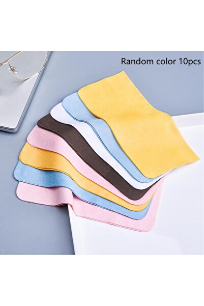 Choice 10pcs 5/10Pcs Suede Glasses Clean Microfiber Glasses Cleaning Cloth Fo...