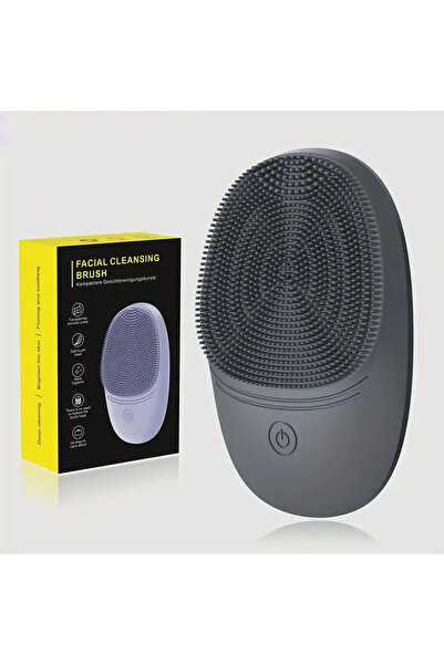 choice2 Grey Electric Soft Silicone Facial Cleansing Brush, Sonic Vibration F...