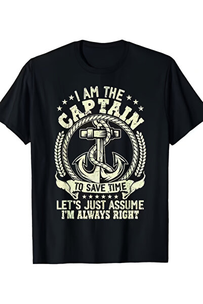 NOURAM تي شيرت رجالي من Cool Captain Art بتصميم Fun Rowing T Shirt