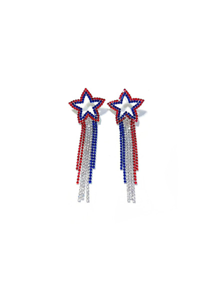 Choice 1 American Flag Independence Day Patriotic Heart shaped Water Diamond ...