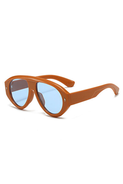 choice2 orange blue Fashion Big Frame Square Women Sunglasses Retro Candy Col...