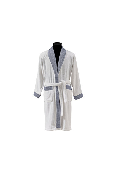 Doqu Home رداء حمام متوسطي الطراز فيرونا مقاس L/XL 120 نيلي
