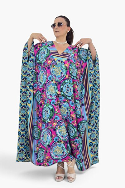 yagmurberen Compatible for Size Range 58 to 70 V-Neck Extra Large Oversize Co...