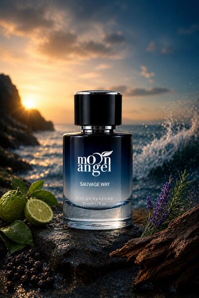 MOON ANGEL Erkek Parfümü Sauvage Way 50 ml EDP Kalıcı Parfüm