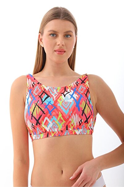 segiza Halter Yaka Bikini Üstü