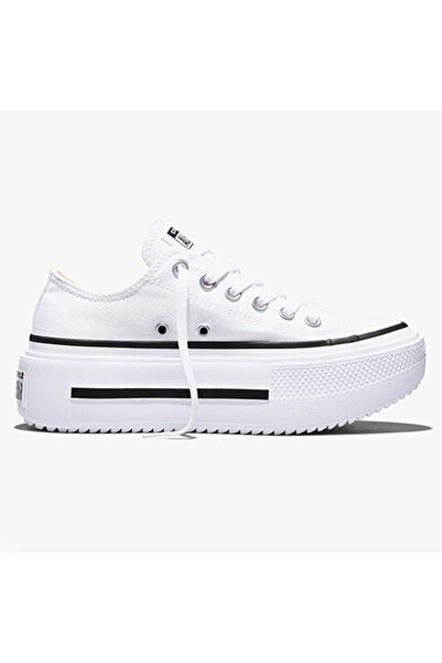 Converse Chuck Taylor All Star Lift Double Stack Platform Canvas White Women'...