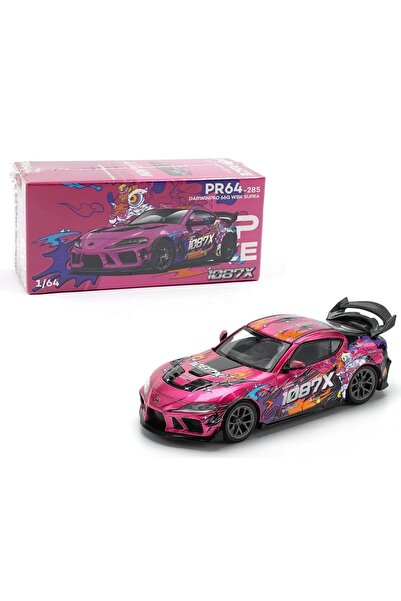 pop race 1 Pop Race Toyota GR Supra DarwinPro 66G WBK Supra 1087X 1:64 Model ...