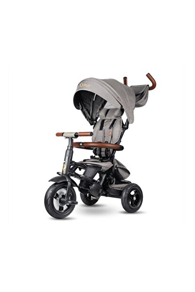 Milly Mally Tricicletă Qplay Rito Deluxe Gri din cauciuc