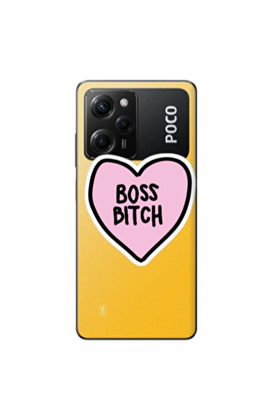 Other Xiaomi Poco X5 Pro Boss Bitch Transparent Silicone TPU Θήκη