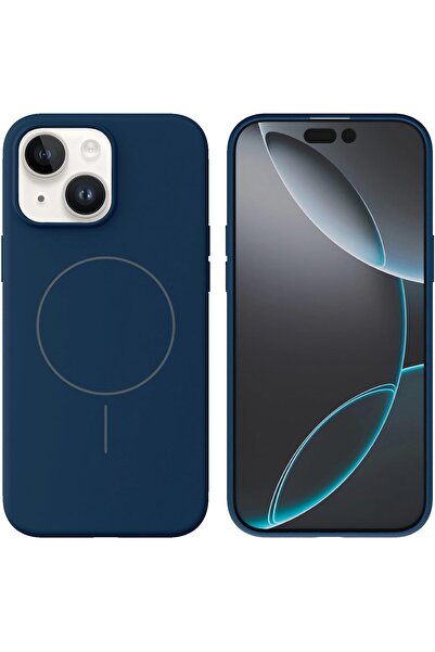 ZTECH iPhone 15 Soft TPU Silicone Case Compatible with MagSafe with Built-in ...