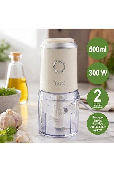 Z Store Tocător electric de alimente 300W - 500ml