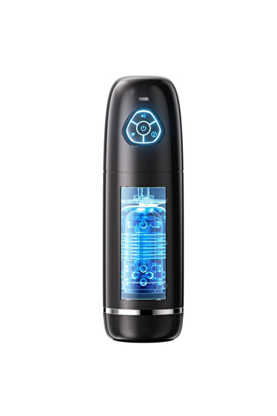 Byzon Otomatik Teleskopik Mastürbatör | USB Şarjlı | 10 Hareket Modu | Döner Mekanizma | Premium Silikon