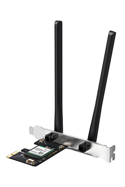 Mercusys κάρτα δικτύου WiFi 6 & Bluetooth MA80XE, 3000Mbps AX3000, PCIe, V2.0