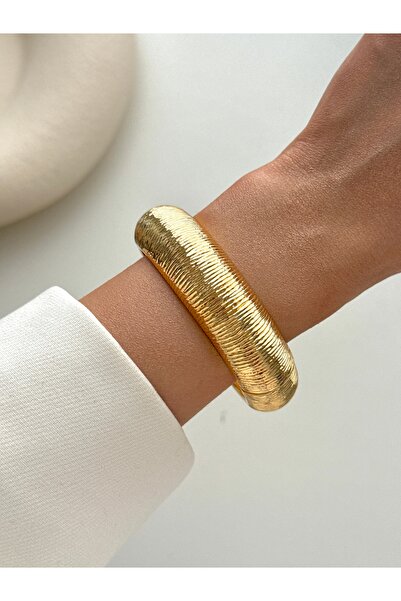 YOUES JEWELRY Steel Gold Women's Cuffs