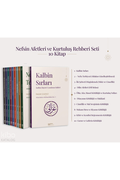 Miras Yayınları Nefsin Afetleri ve Kurtuluş Rehberi Seti (10 Kitap)