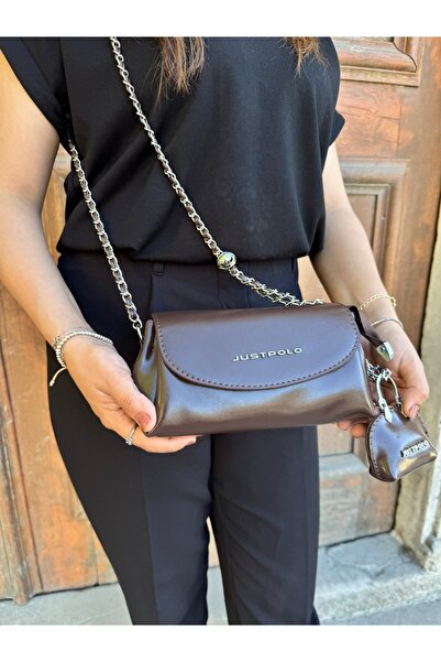 Just Polo Women's New Season Chain Strap Wallet Stylish Mini Shoulder Bag wit...