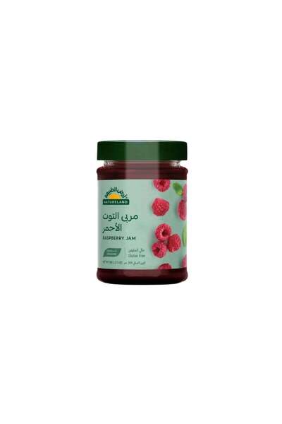 natureland Jam Red Raspberry Nature's Own Land 200g
