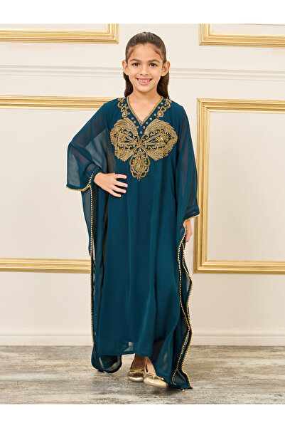 Maxim Creation By Styli قفطان مزين برقبة على شكل حرف V