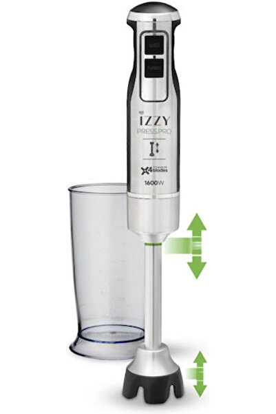 izzy IZ-1704 Press Pro Ραβδομπλέντερ με ανοξείδωτο ατσάλινο στέλεχος 1600W Ασ...