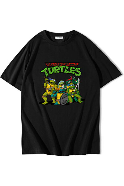 BRZ COLLECTION تي شيرت للجنسين مقاس كبير من Teenage Mutant Ninja Turtles - سل...