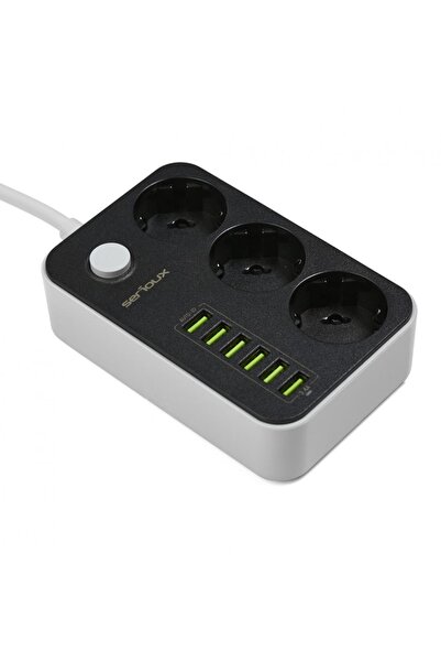 OEM Prelungitor cu protectie Serioux, 3 prize schuko, input 100-240V, 50- 60H...