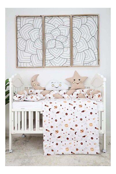 Fun Moment 6-Piece Baby Cot Bedspread with Bumpers