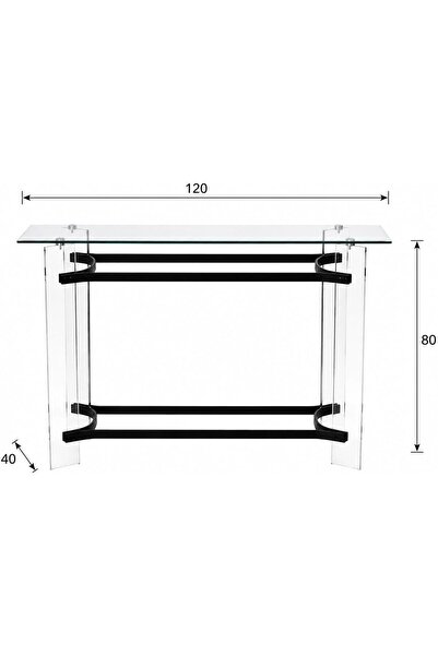 LastHome Last Home | Black Acrylic Console