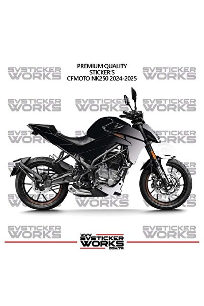 ARONA Cfmoto Nk250 Gen 2 Fairing Sticker Double Color Engine Fairing Model Re...