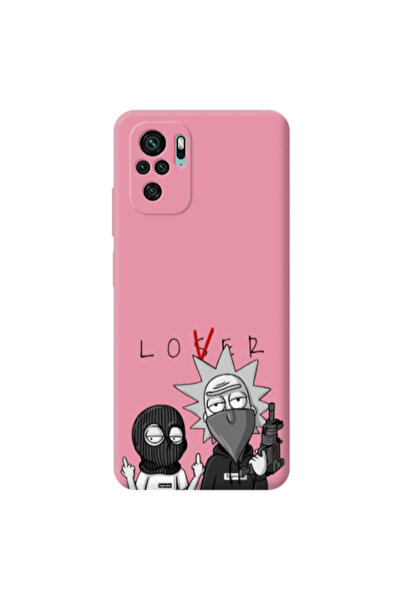 Other Xiaomi Redmi Note 10S Rick Loser Pink Colored Silicone TPU Θήκη