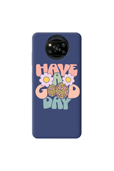 Other Xiaomi Poco X3 /X3 Pro Have A Good day Dark blue Colored Silicone TPU Θήκη
