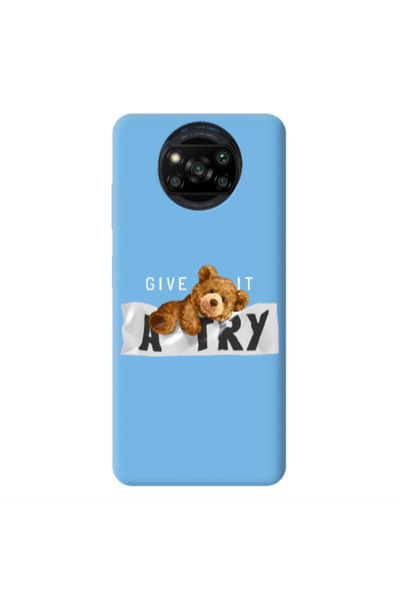 Other Xiaomi Poco X3 /X3 Pro Give me Blue Colored Silicone TPU Θήκη