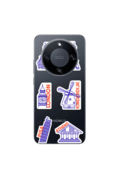 Other Honor Magic 8 Lite Pisa Athens Transparent Silicone TPU Θήκη