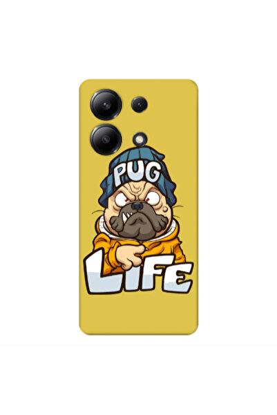Other Xiaomi Redmi Note 13 4G Pug Life 2 Yellow Colored Silicone TPU Θήκη