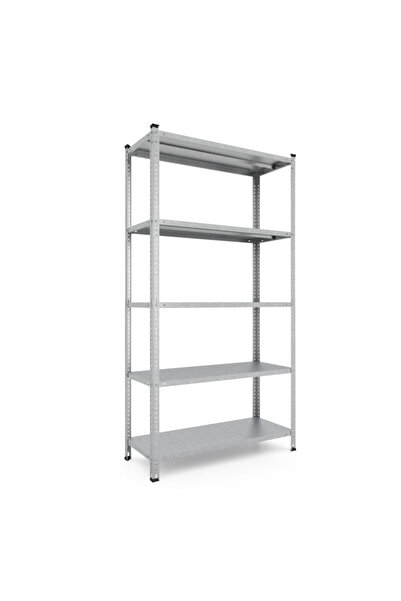 Q DECOR home&kids&garden Rafturi metalice pentru cămară/balcon, 5 rafturi met...