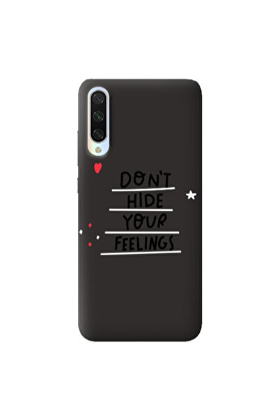 Other Xiaomi Mi 9 Lite Dont Hide Your Feelings Black Colored Silicone TPU Θήκη