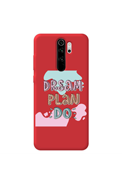 Other Xiaomi Redmi Note 8 Pro Dream Plan Do Red Colored Silicone TPU Θήκη