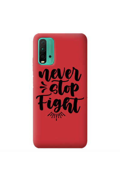 Other Xiaomi Poco M3 Never stop fight Red Colored Silicone TPU Θήκη