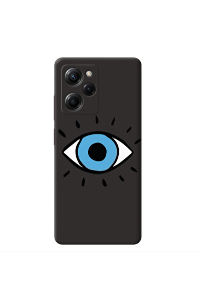Other Xiaomi Poco X5 Pro Shining Eye Black Colored Silicone TPU Θήκη
