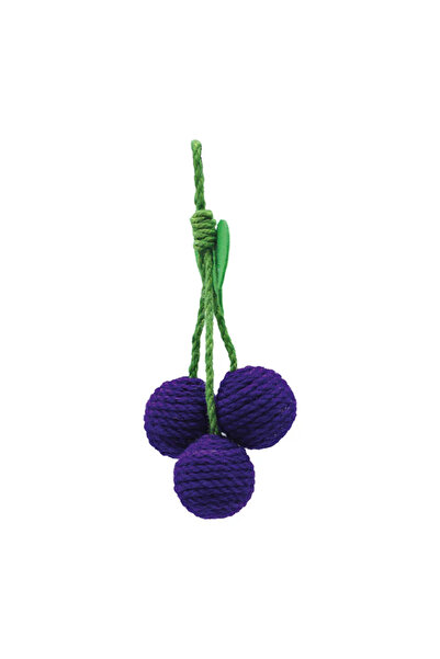 Croci Jucărie pentru pisici, Strugure, Mov, 20 x 10 x 4.5 cm