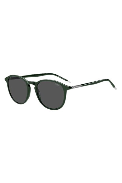 HUGO UV Protected Sunglasses Green Frame Grey Mirror Lens 51mm - HG-1346/S-1ED