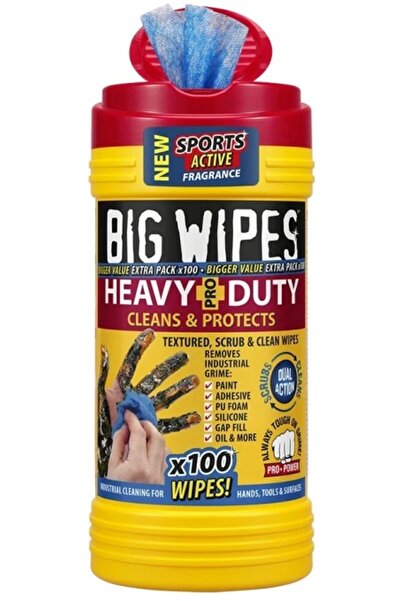 Bigwipes Rolă cu 100 șervețele industriale de curățare Heavy Duty ProPlus 242...