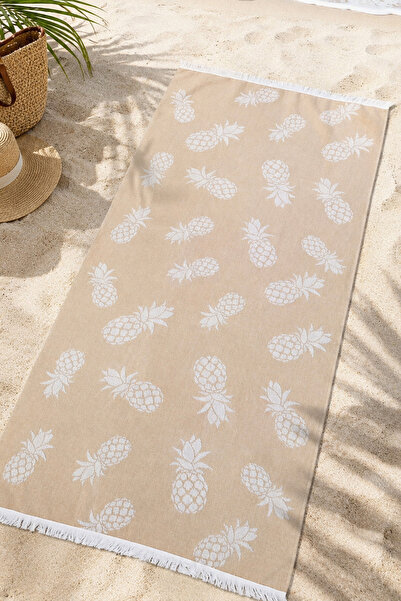 Daylife Patterned Peshtemal Beach Towel - 80% Cotton, 70X150 cm - Quick-Dryin...