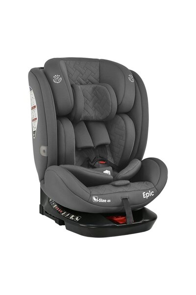 bebe stars Κάθισμα Αυτοκινήτου Epic I-Size Isofix 360 °   Καπνιστό Γκρι (921-...