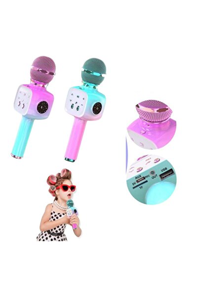Blue Toys Ασύρματο Μικρόφωνο Καραόκε Bluetooth Με Φωτισμό (MKX059231)