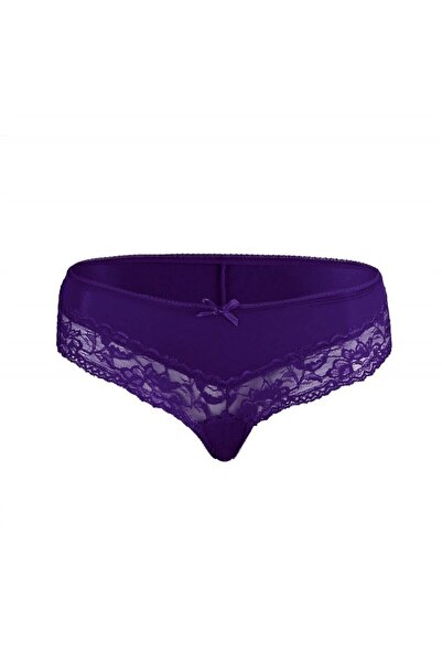 Doreanse Women's 3-Piece Mixed Color Micro Lace Detailed Hipster Panties 7158
